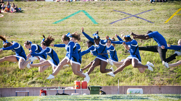 Cheer Competes in HAAC Spirit Squad Championships