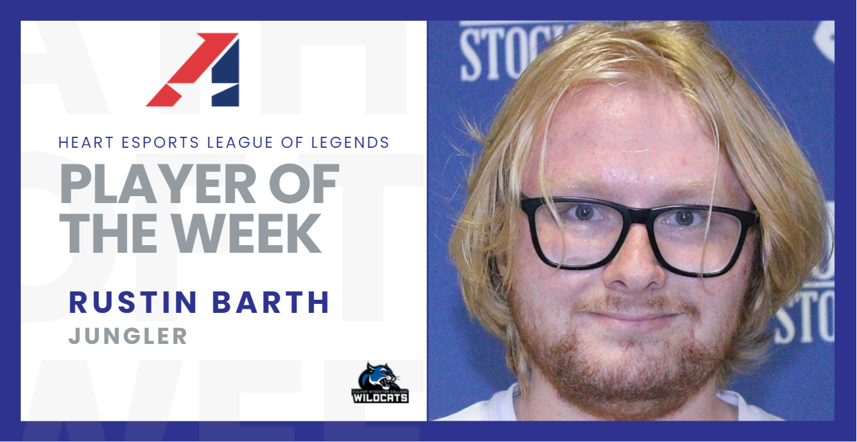 Rustin Barth Named First-Ever Heart League of Legends Player of the Week