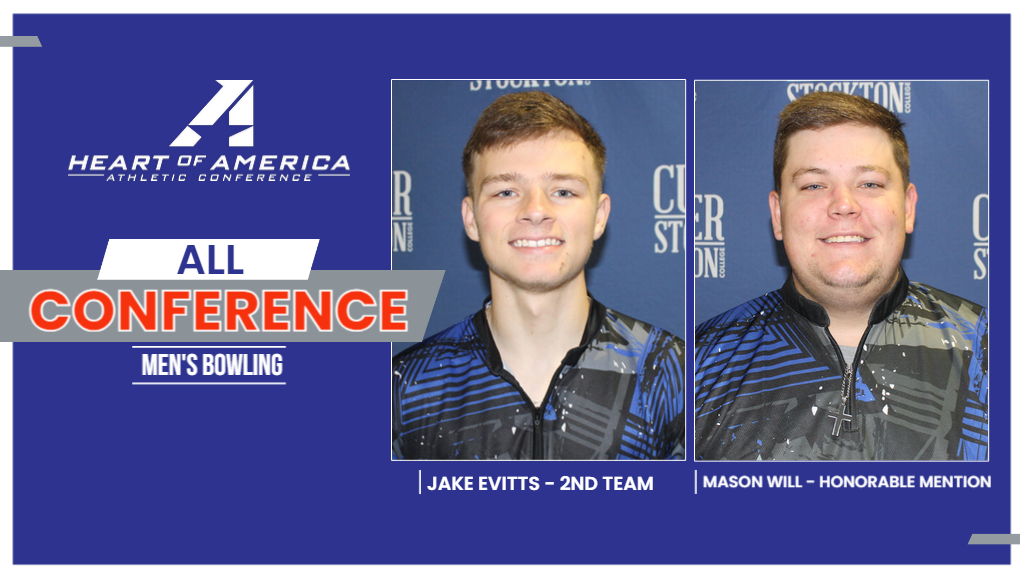 Men's Bowling Places Two on All-Heart Team