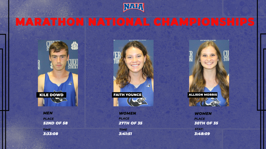 Three Wildcat Runners Compete in the NAIA Marathon National Championships