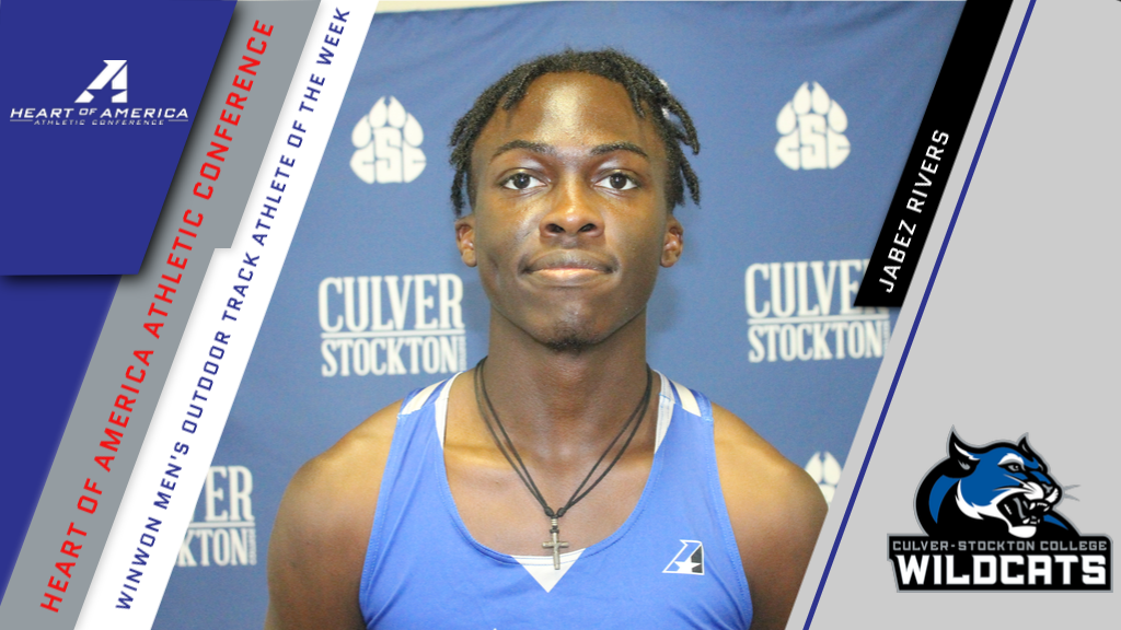 Jabez Rivers Named Heart Men's Outdoor Track Athlete of the Week