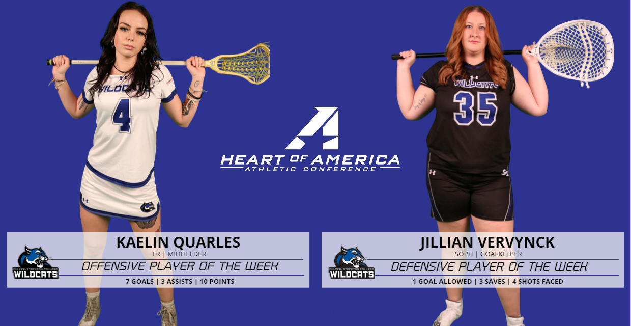 Wildcats Sweep First Edition of Heart Weekly Lacrosse Honors