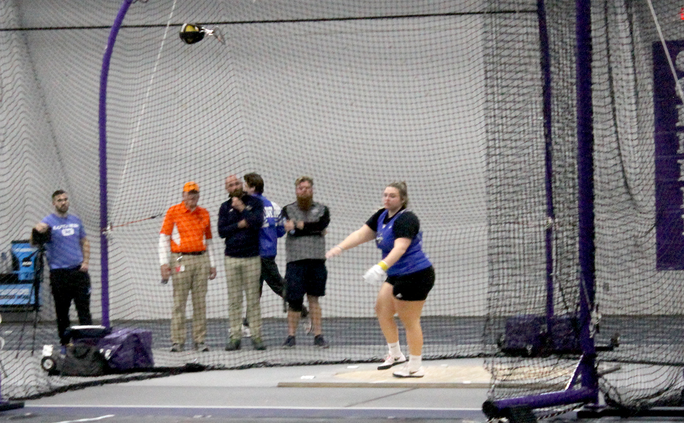 Straus Sets Two School Records; Sharp Sets Mark in Weight Throw at Bumble Rumble