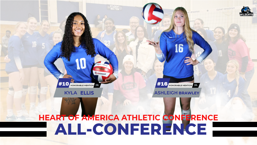 Two Wildcats Named to Heart Volleyball All-Conference Team